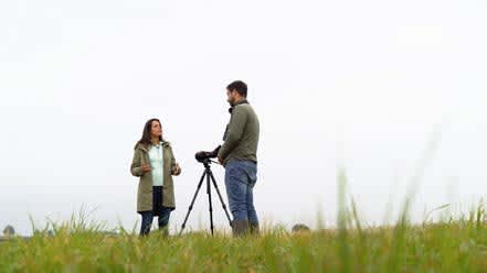 Séquence de tournage pour la vidéo à Boneffe