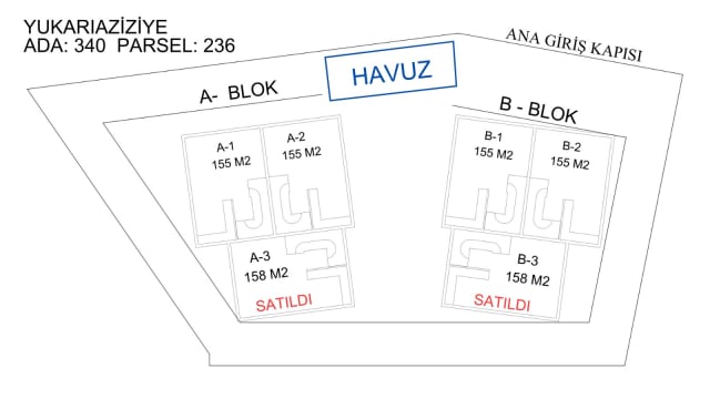 Karasu Aziziye 2+1 Satılık Villa - 2.500.000 TL - Fotoğraf 1