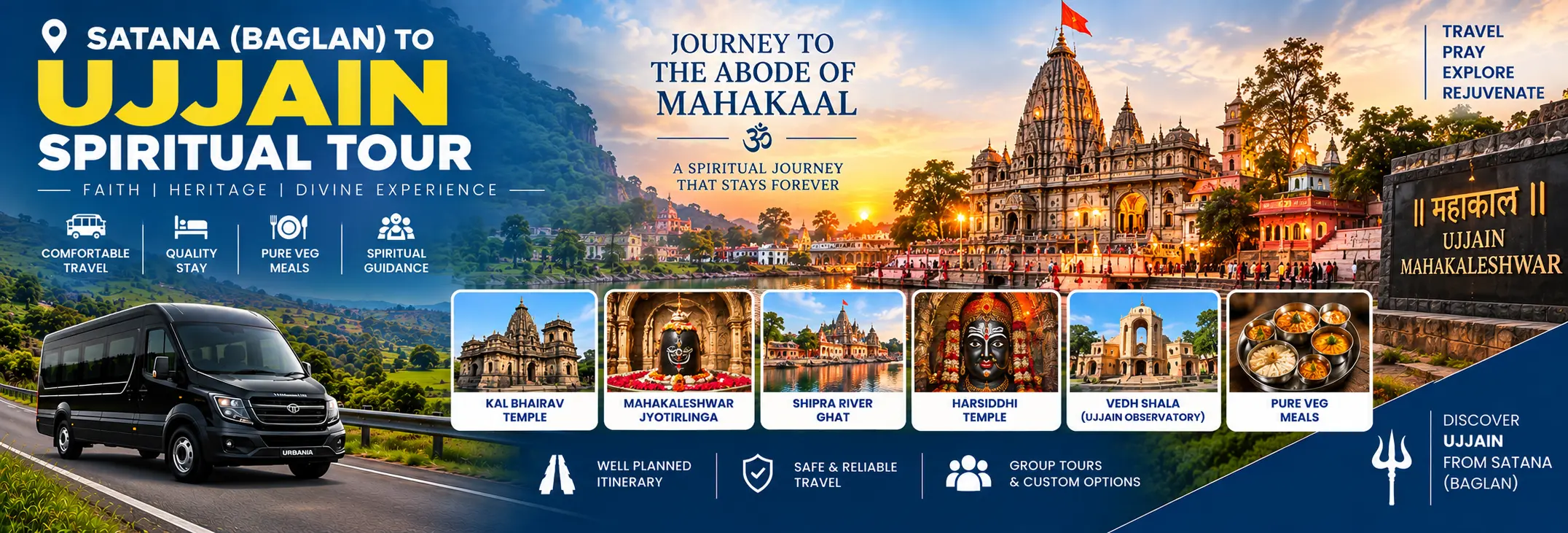 Satana (Baglan) to Ujjain Spiritual Tour