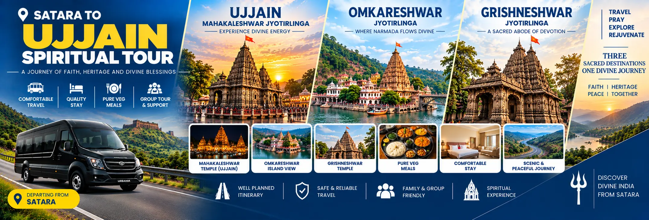 Satara to Ujjain Spiritual Tour