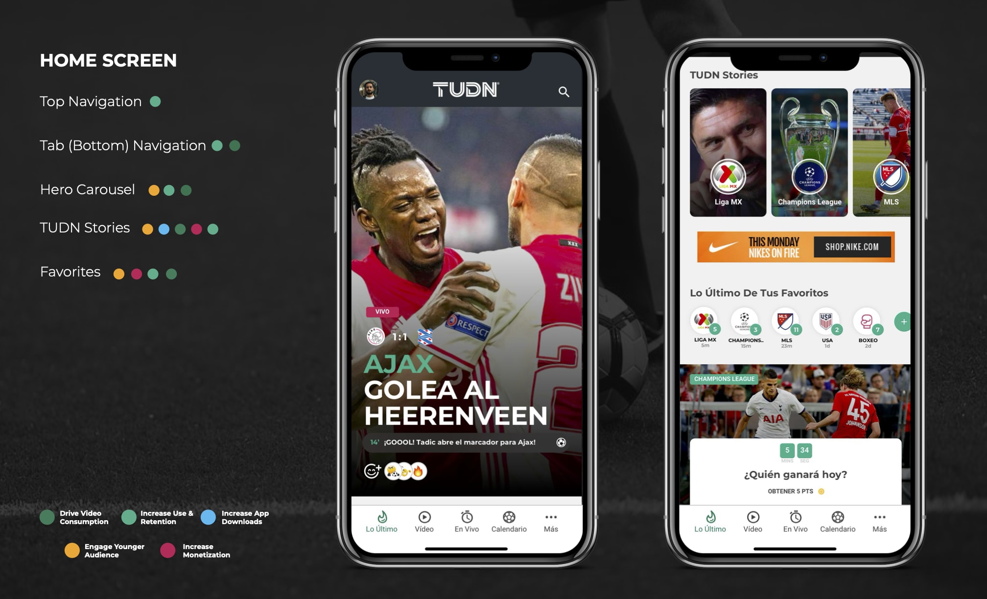 Mobile Homepage Design