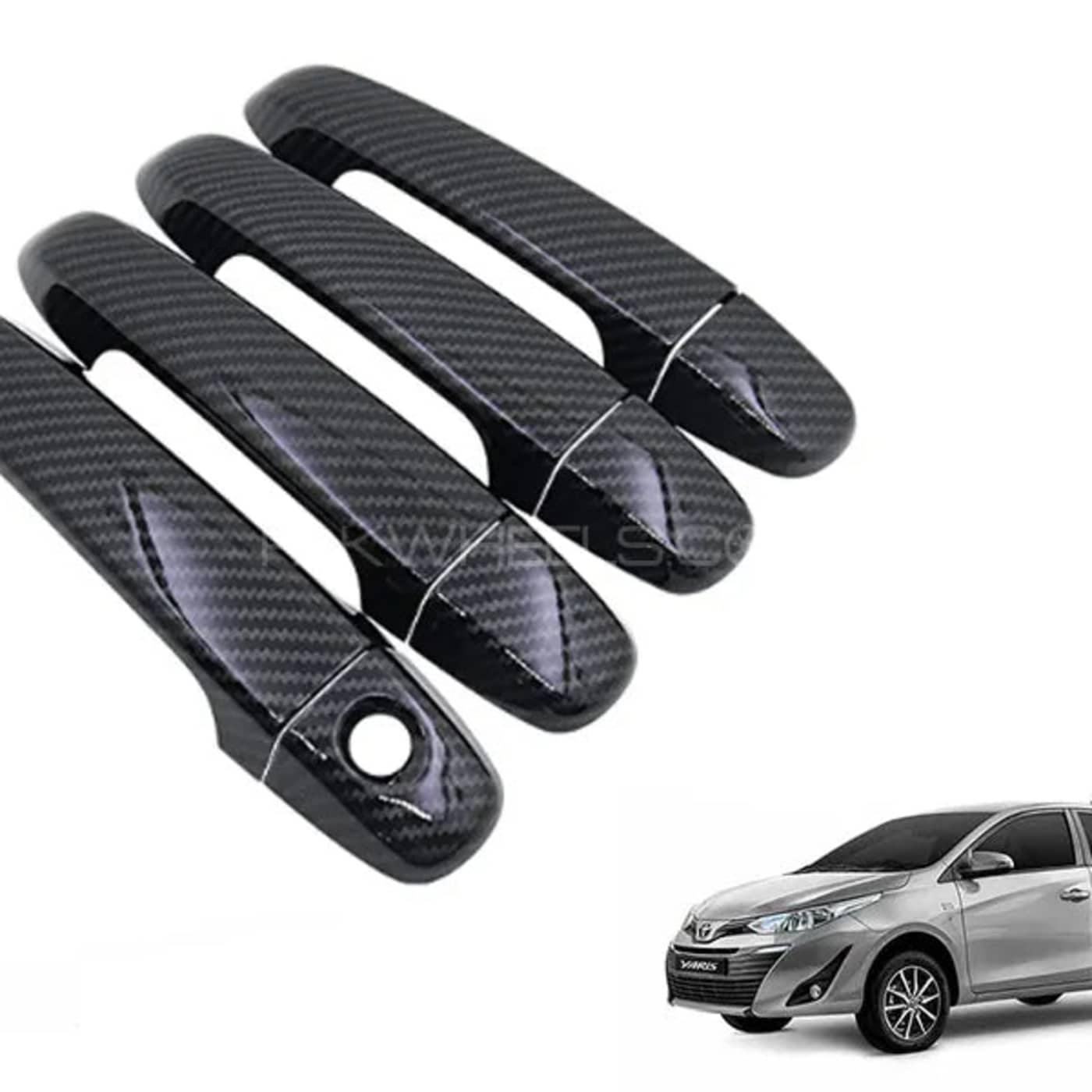 Toyota Yaris 2020-2023 Carbon Fiber Door Handle Cover