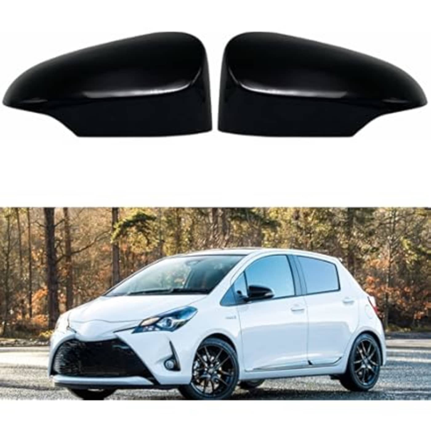 Batman Style Side Mirror Cover – Toyota Vitz 2010-Present