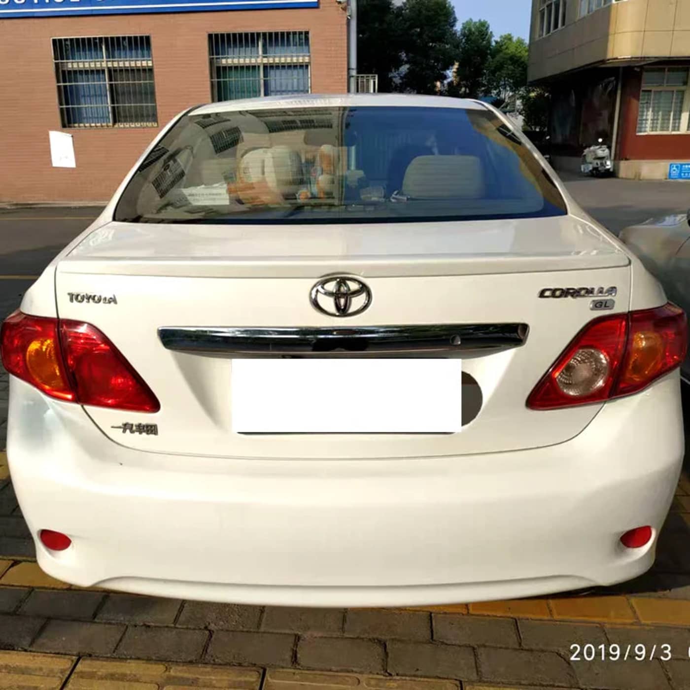 Toyota Corolla 2009-2013 Ducktail Trunk Spoiler – E140/E150 Model (ABS Plastic)