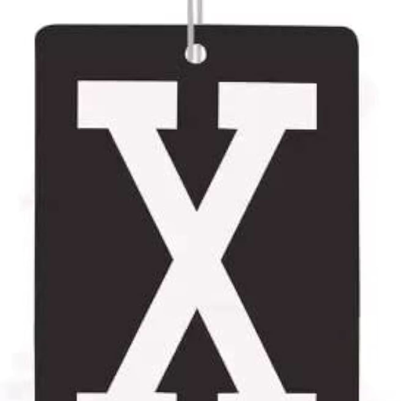X Card Car Hanging Air Freshener Rear Mirror Perfume