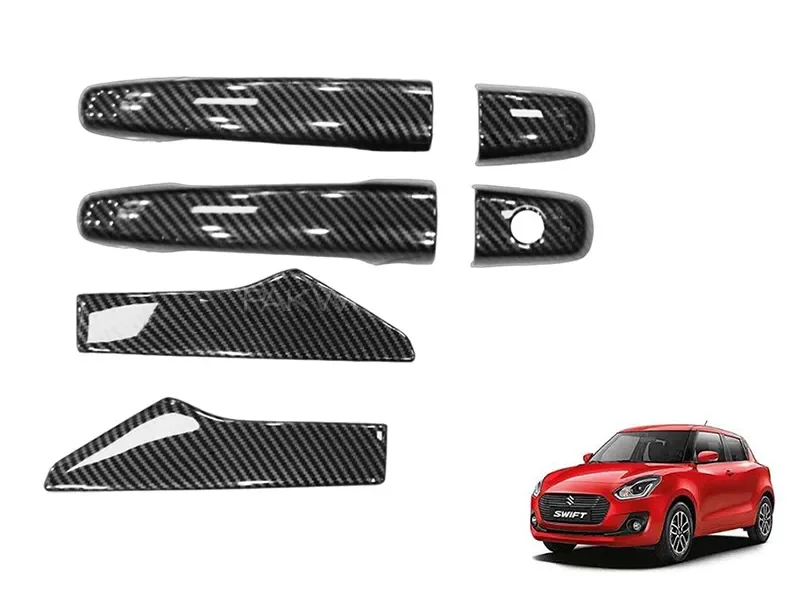 Suzuki Swift 2022-2025 Carbon Fiber Door Handles Cover 2