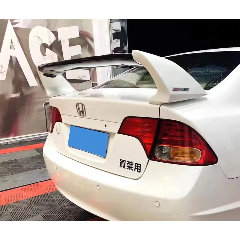 Honda Civic Reborn 2007-2011 Mugen RR Rear Trunk Spoiler Unpainted ABS 3