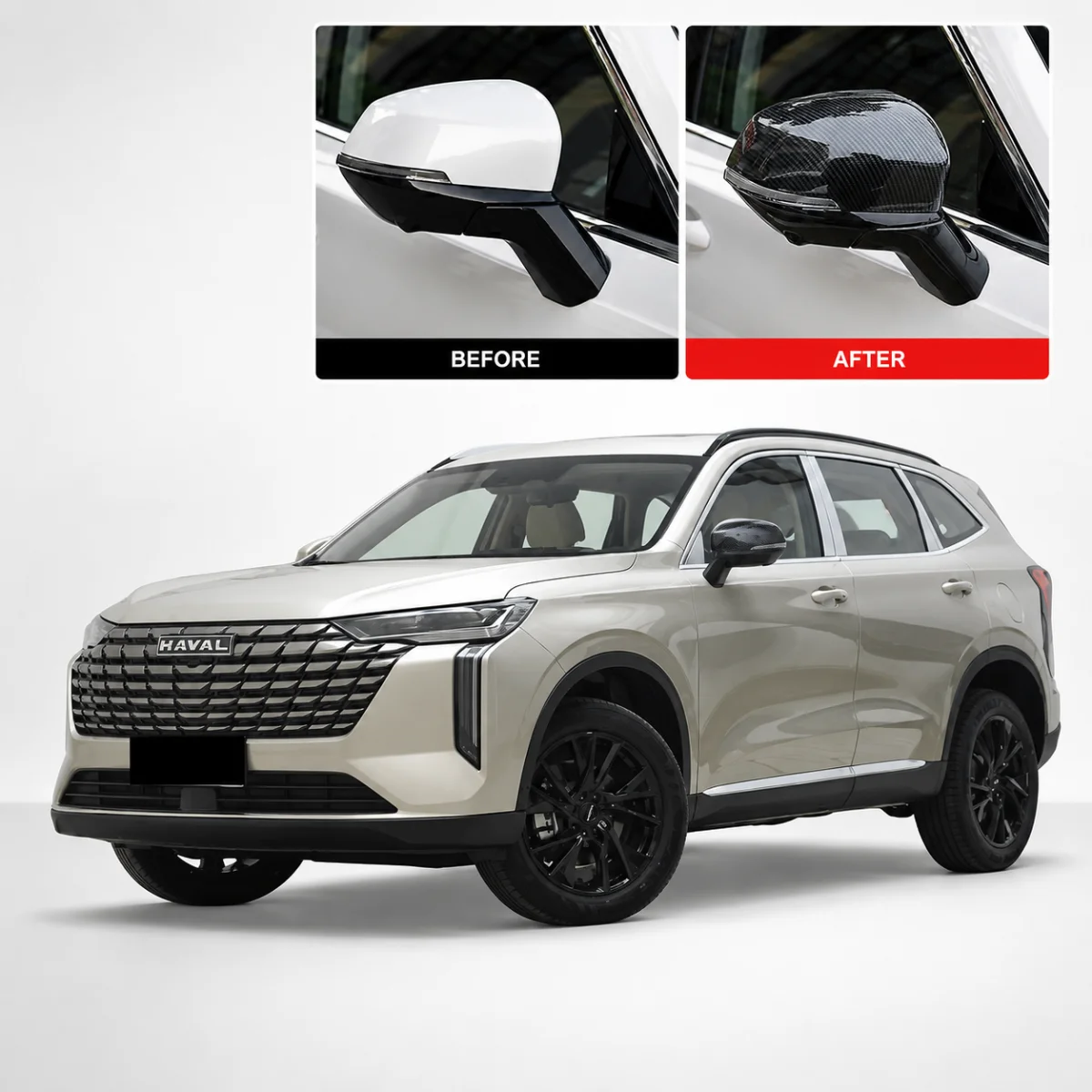 Haval H6 Batman Style Side Mirror Cover 1