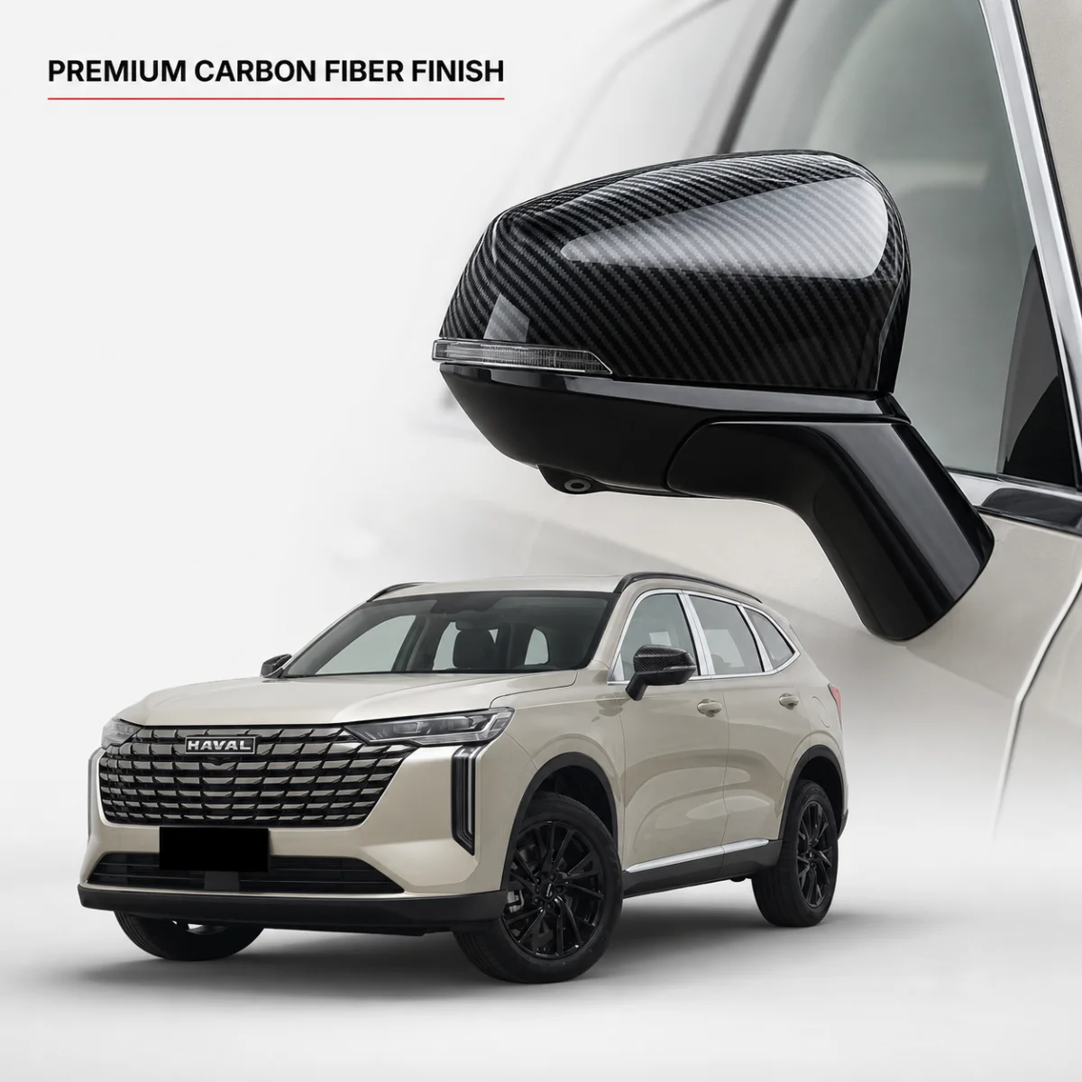 Haval H6 Batman Style Side Mirror Cover 2