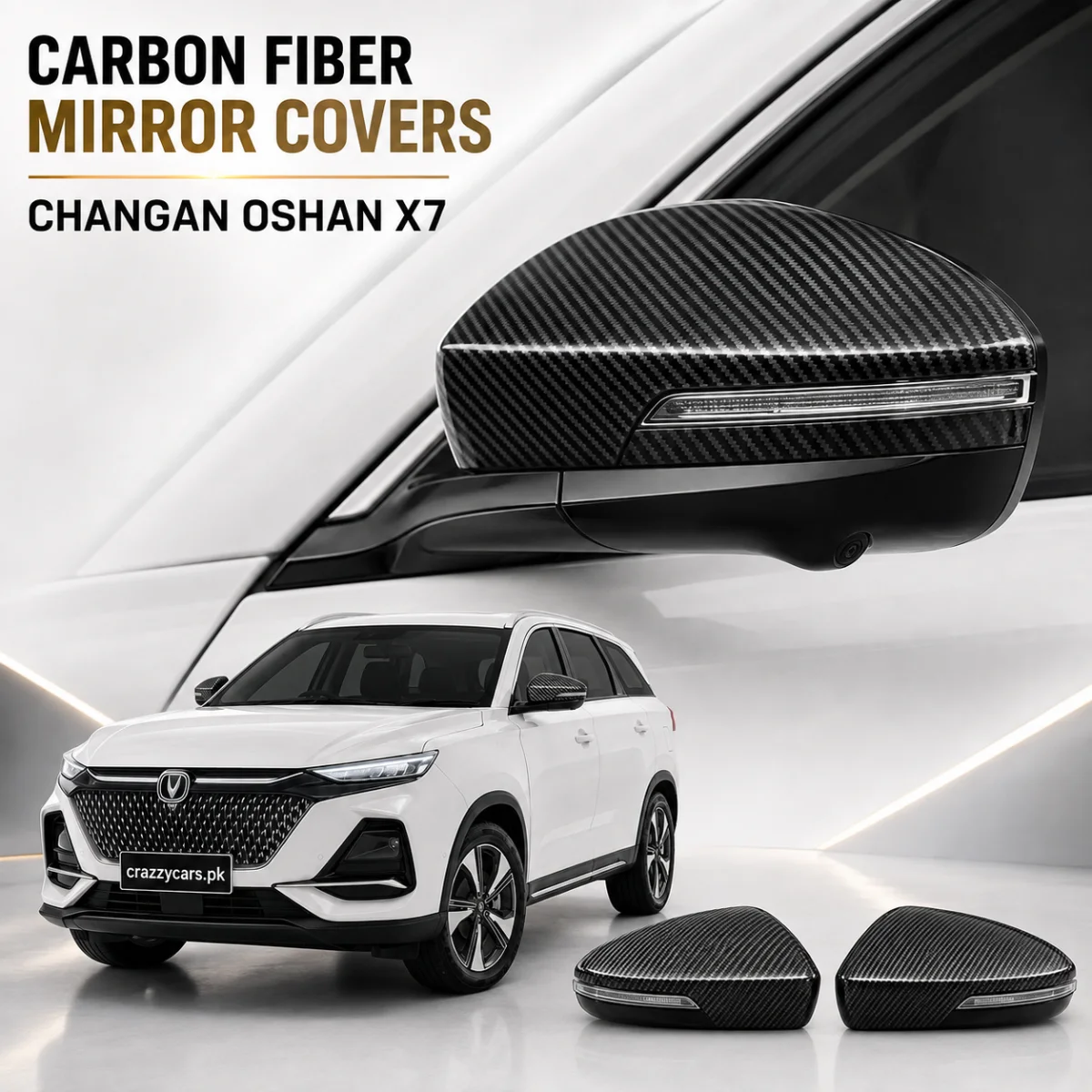 Changan Oshan X7 Batman Style Side Mirror Covers 2