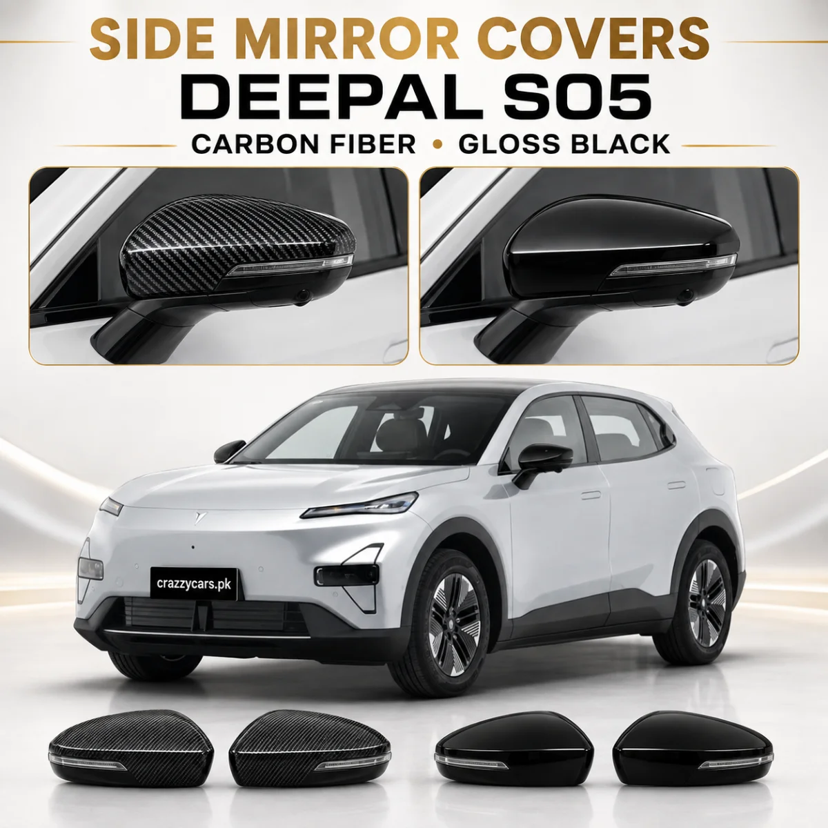 Deepal S05 Batman Style Side Mirror Covers 1