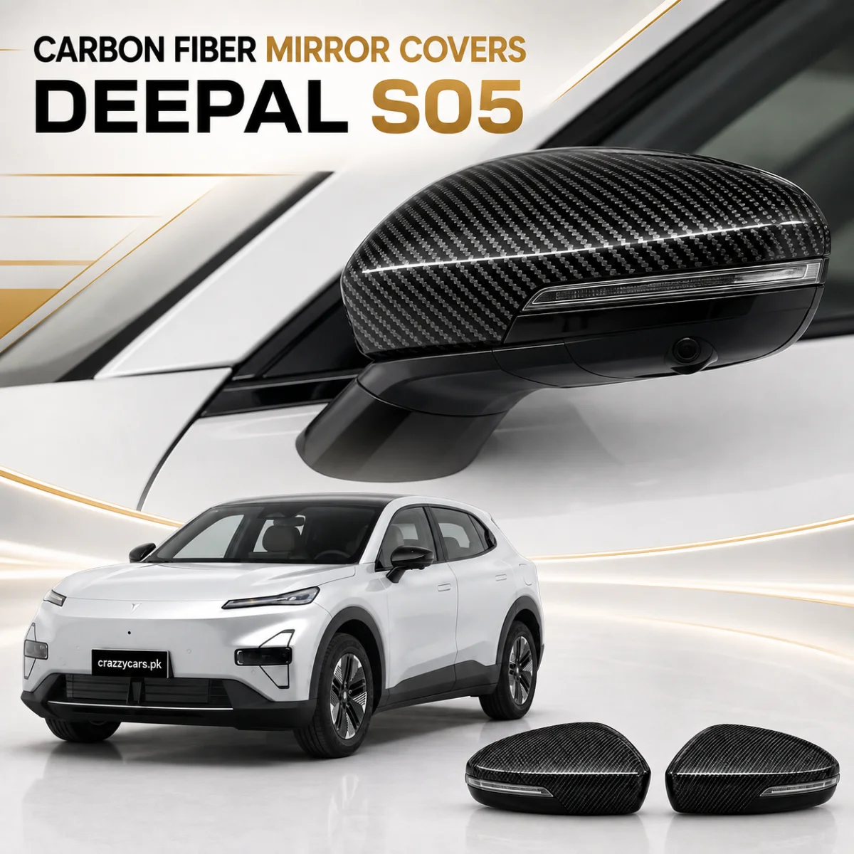 Deepal S05 Batman Style Side Mirror Covers 2