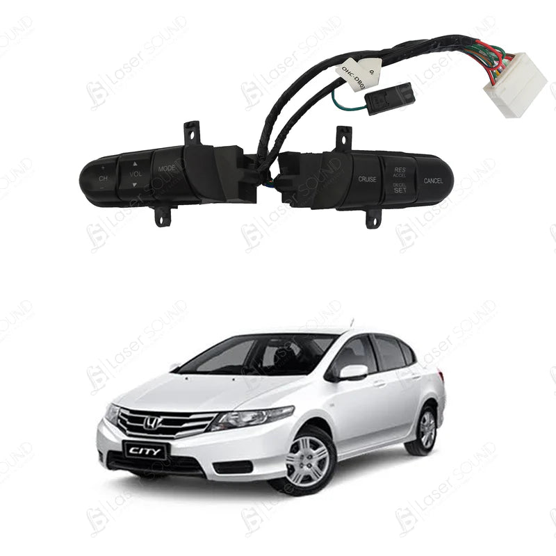 Honda City 2009-2021 Multimedia Steering Wheel Buttons 1