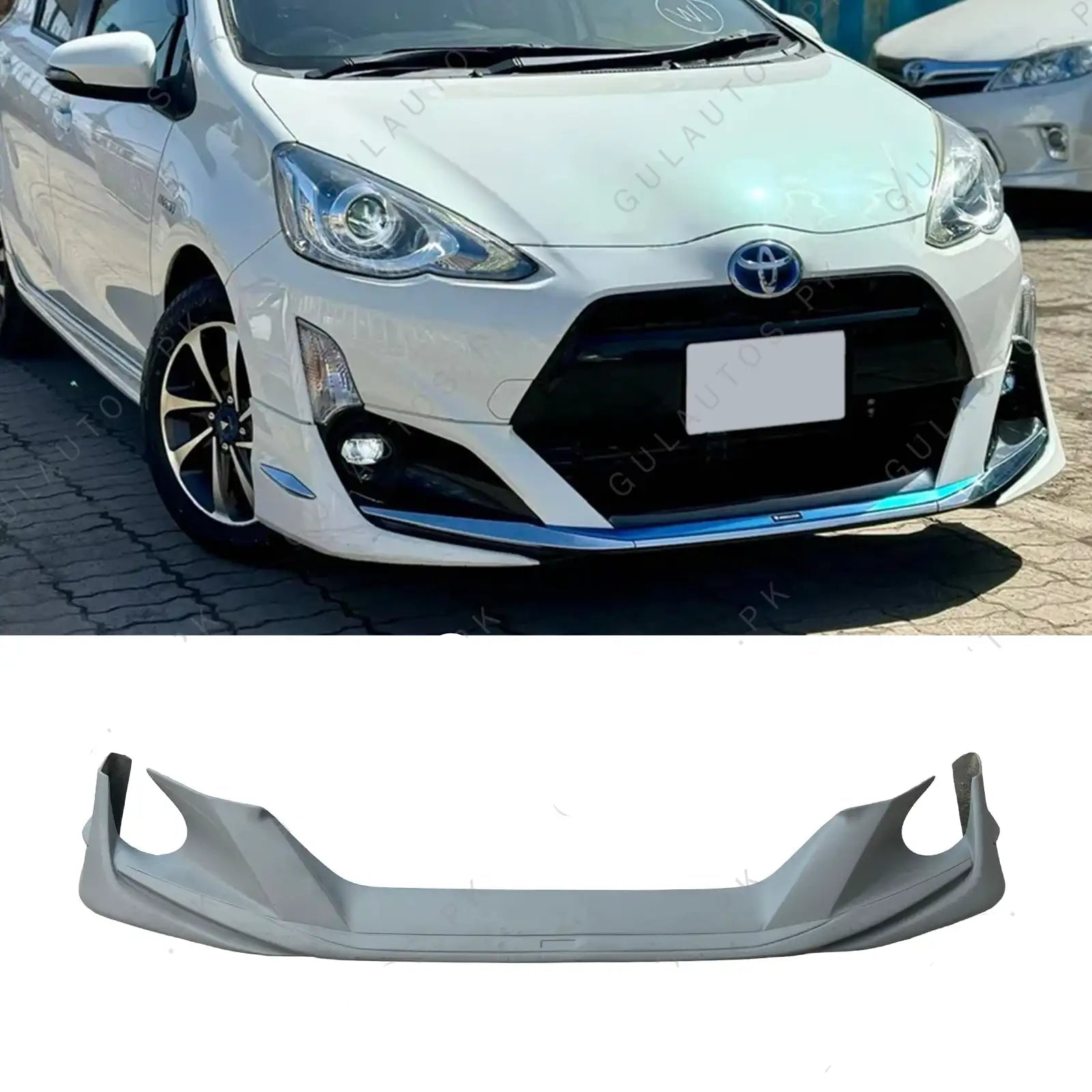Toyota Aqua 2016-2019 Front Body Kit Fibreglass 1