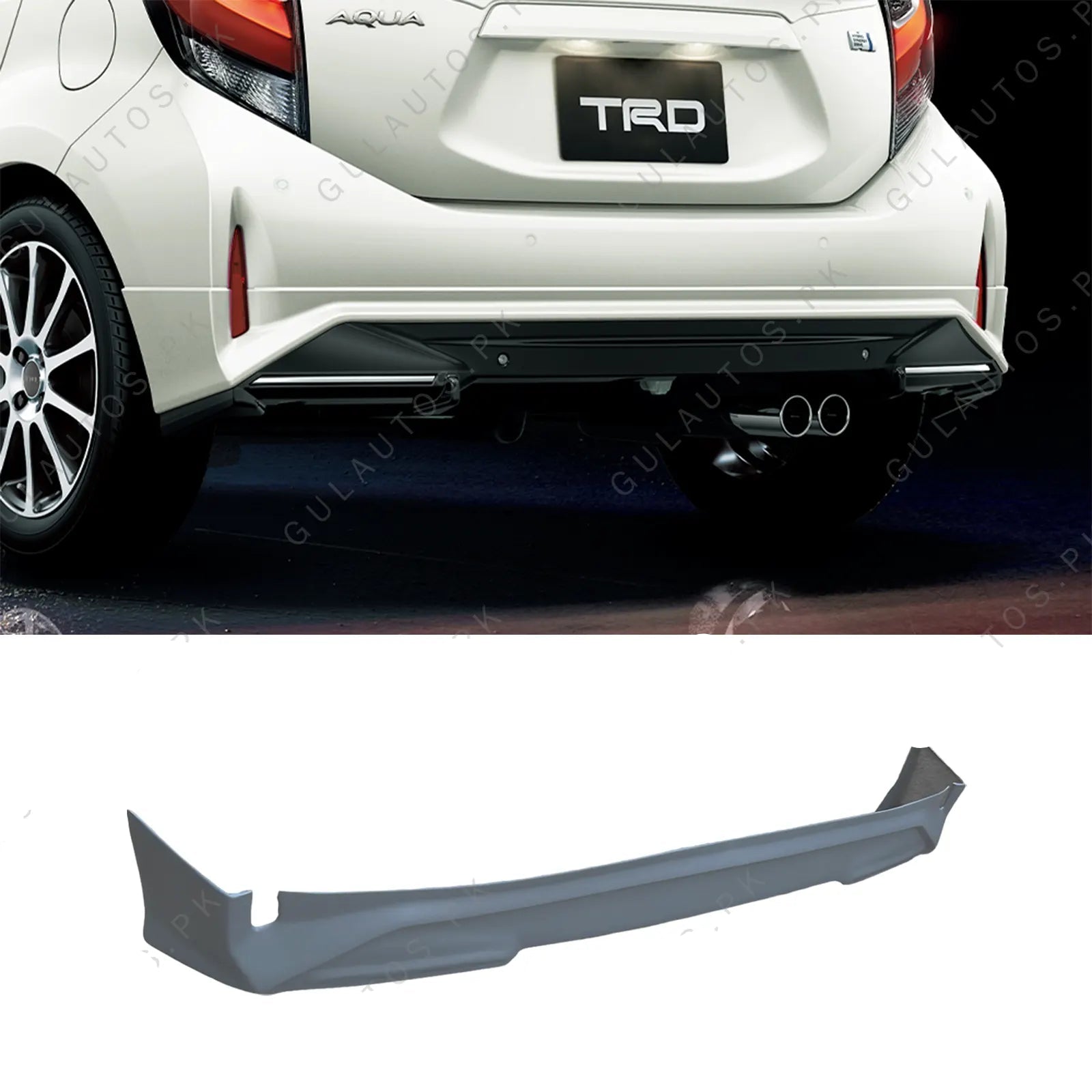 Toyota Aqua 2020-2022 Rear Body Kit Fibreglass 1