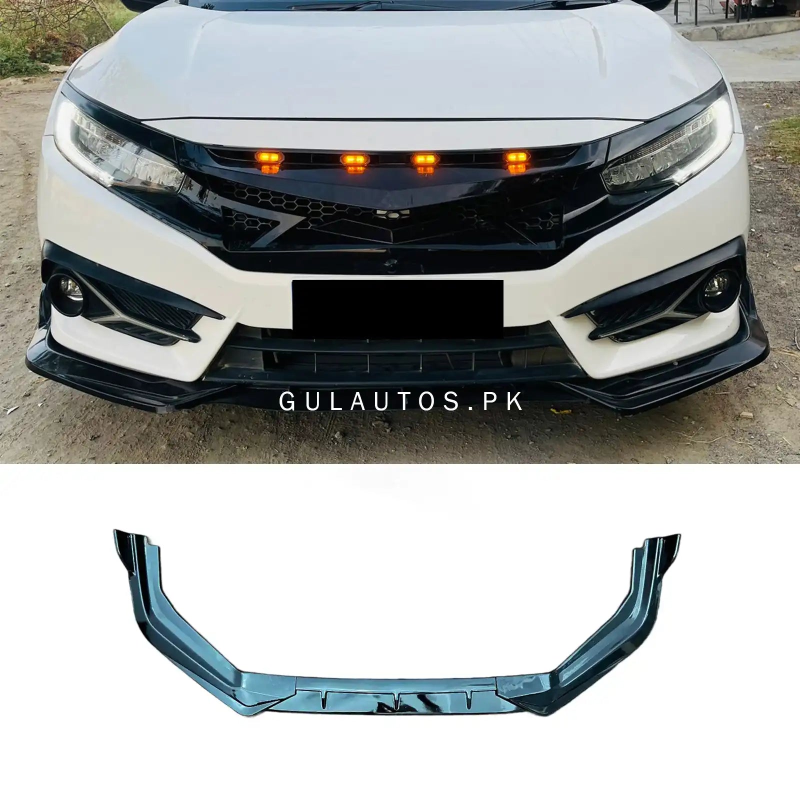 Honda Civic X 2016-2021 Side Splitter ABS 1