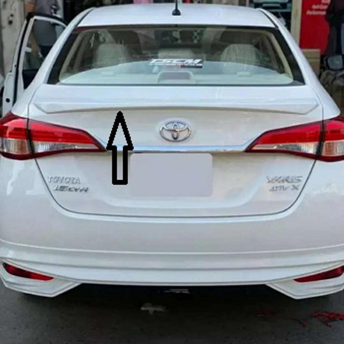 Toyota Yaris 2020-2026 Roof Spoiler – ABS Plastic 2