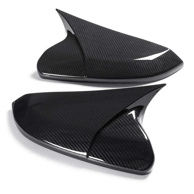 Toyota Corolla 2015–2022 Batman Style Side Mirror Cover – Carbon Fiber / Gloss Black 5
