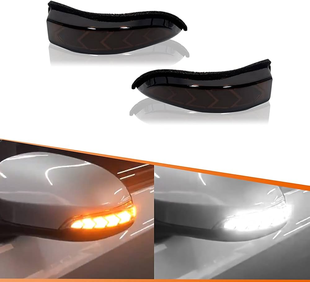 Toyota Corolla 2014-2026 Side Mirror Sequential LED Indicators – Dynamic Turn Signals 1