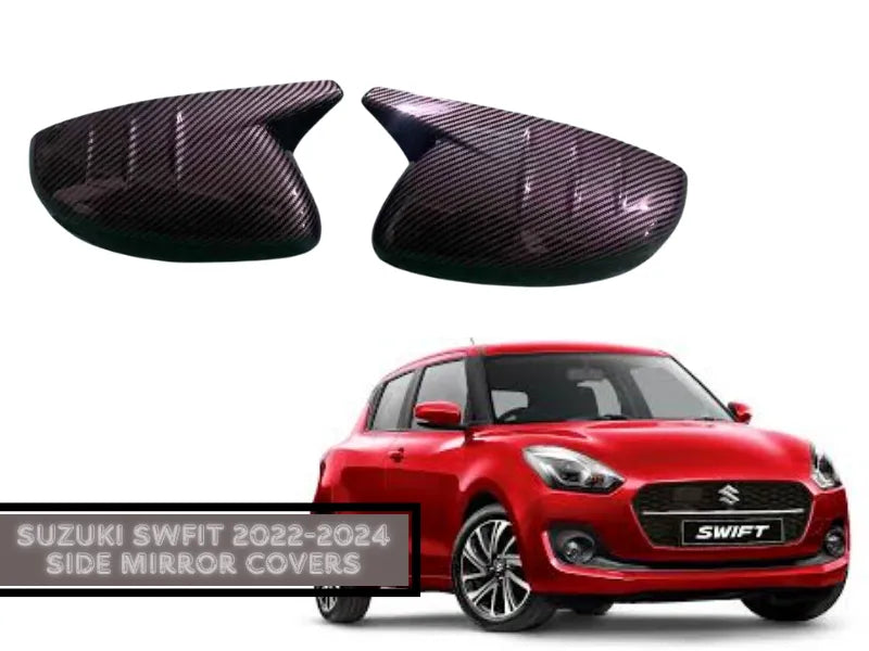 Suzuki Swift 2025-Present Carbon Fiber Side Mirror Covers 1