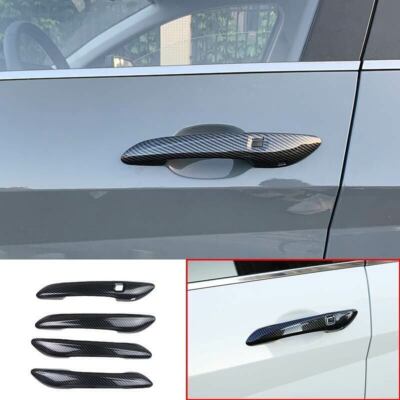 Hyundai Elantra Hybrid 2025-Present Carbon Fiber Door Handle Covers 4PCS 1