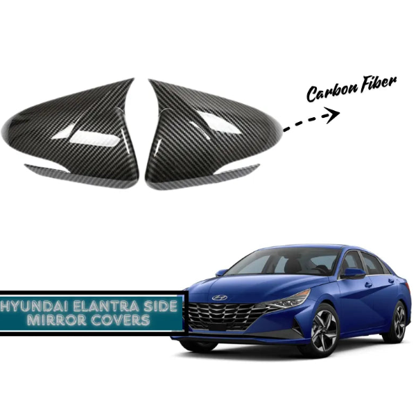 Hyundai Elantra 2020-2024 Carbon Fiber Side Mirror Cover CN7 1