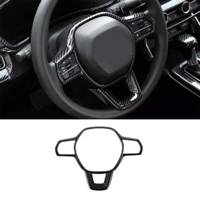 Honda Civic 11th Gen 2022–2026 Carbon Fiber Steering Wheel Trim 3
