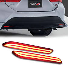 Toyota Corolla E210 Grande / Grande X LED Rear Bumper Reflector Lights – Brake + DRL 2