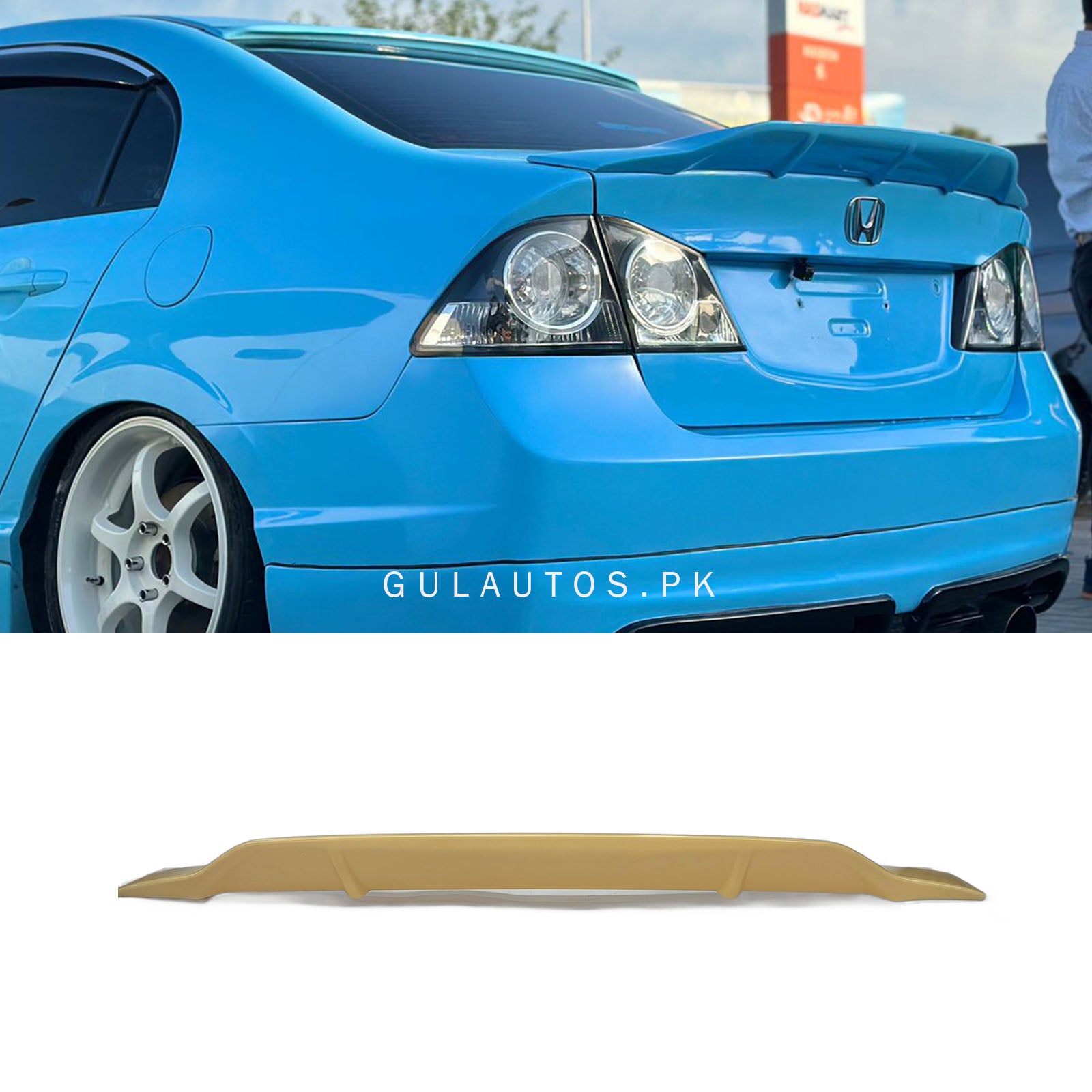 Honda Civic Reborn 2006-2012 Ducktail Trunk Spoiler 2