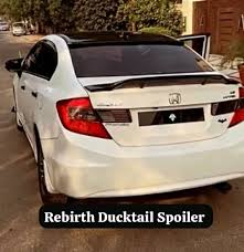 Honda Civic Rebirth 2012-2016 Ducktail Trunk Spoiler 1