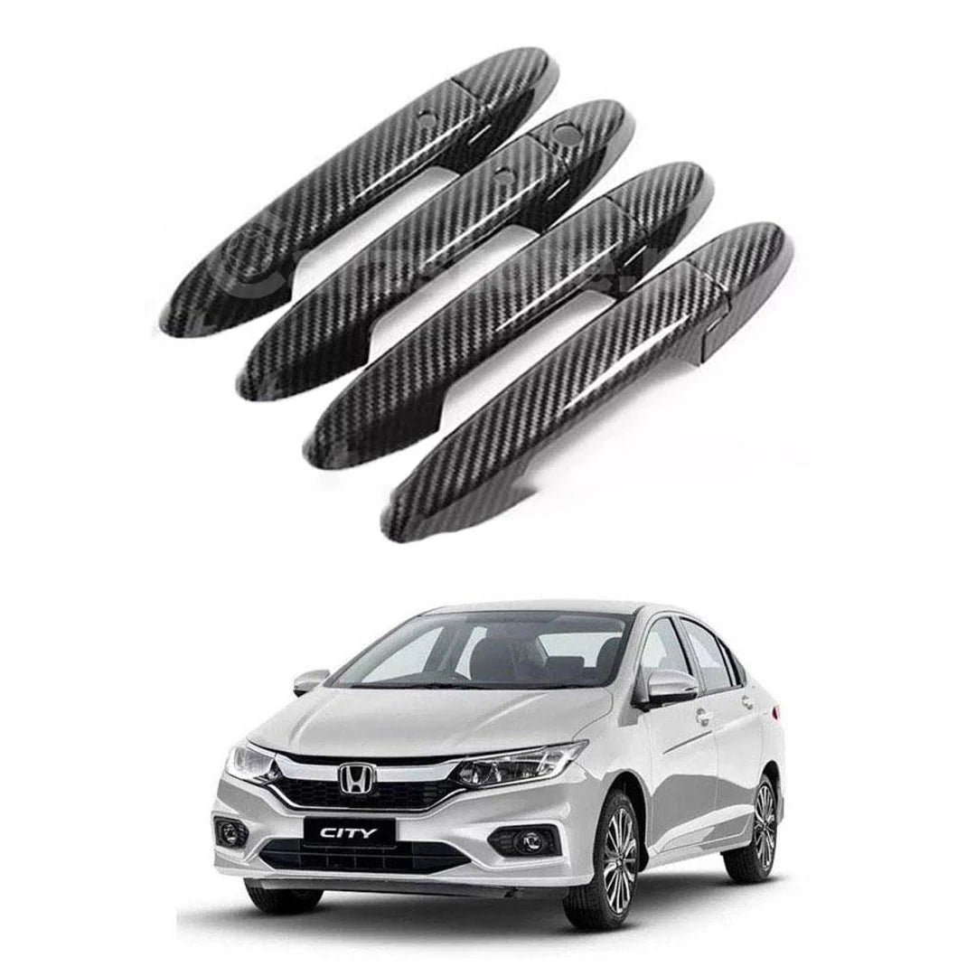 Honda City 2020-2026 Carbon Door Handle Cover Set 3