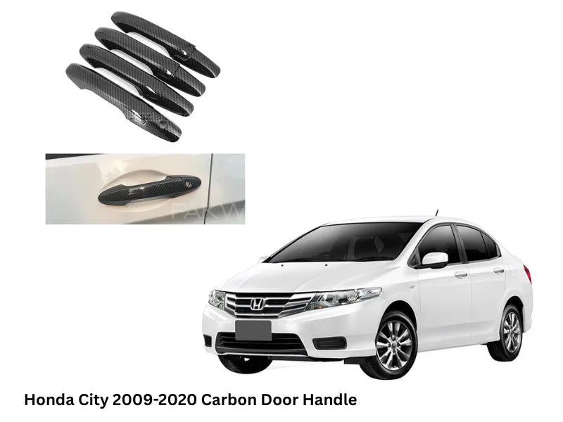 Honda City 2012-2016 Carbon Door Handle Cover Set 1