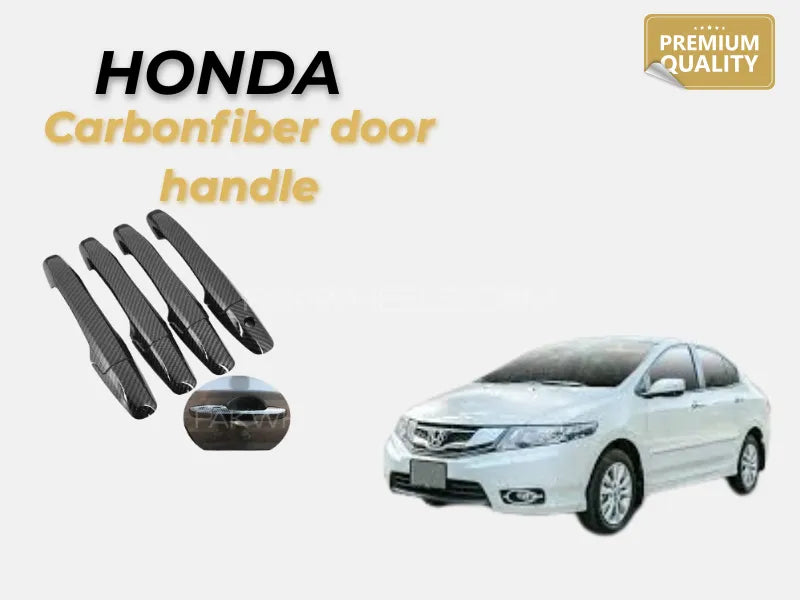 Honda City 2012-2016 Carbon Door Handle Cover Set 2