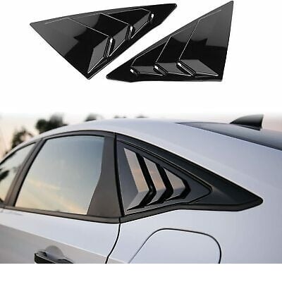 Honda Civic 11th Gen 2022 Carbon Window Quarter Covers 1