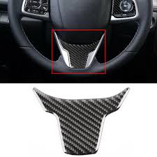 Honda Civic X 2016-2021 Carbon Steering Trim Cover 1