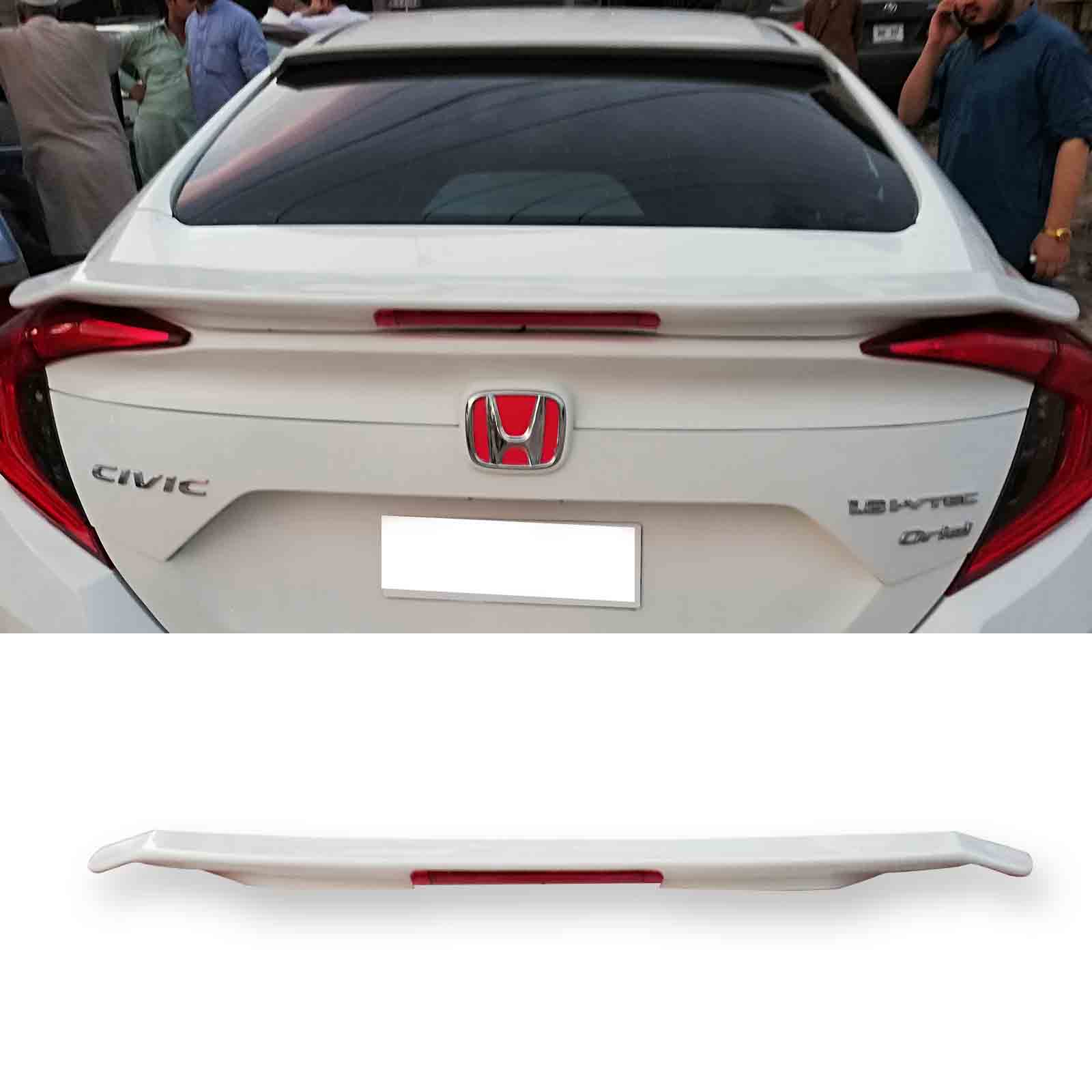Honda Civic X 2016–2021 RS Style Trunk Spoiler 2
