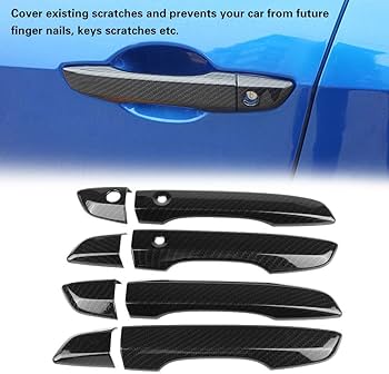 Honda Civic X 2016–2021 Carbon Style Door Handle Cover Full Set 1