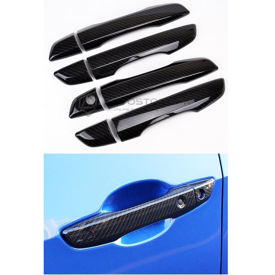 Honda Civic X 2016–2021 Carbon Style Door Handle Cover Full Set 2