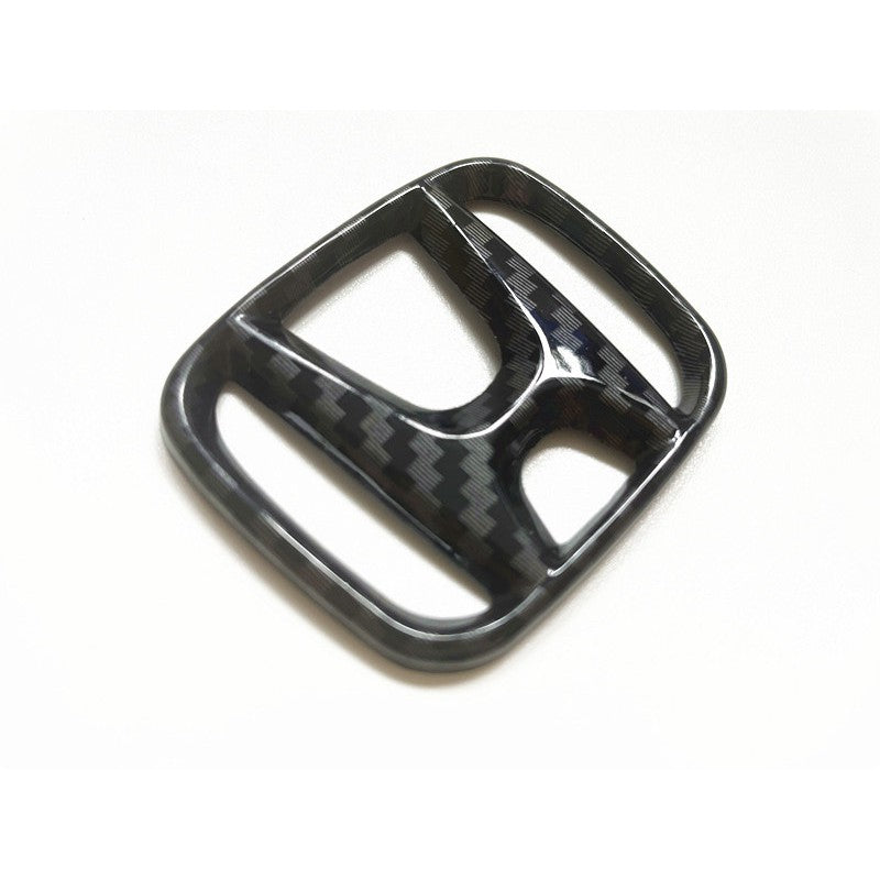Honda Carbon Steering Monogram Logo Emblem 2