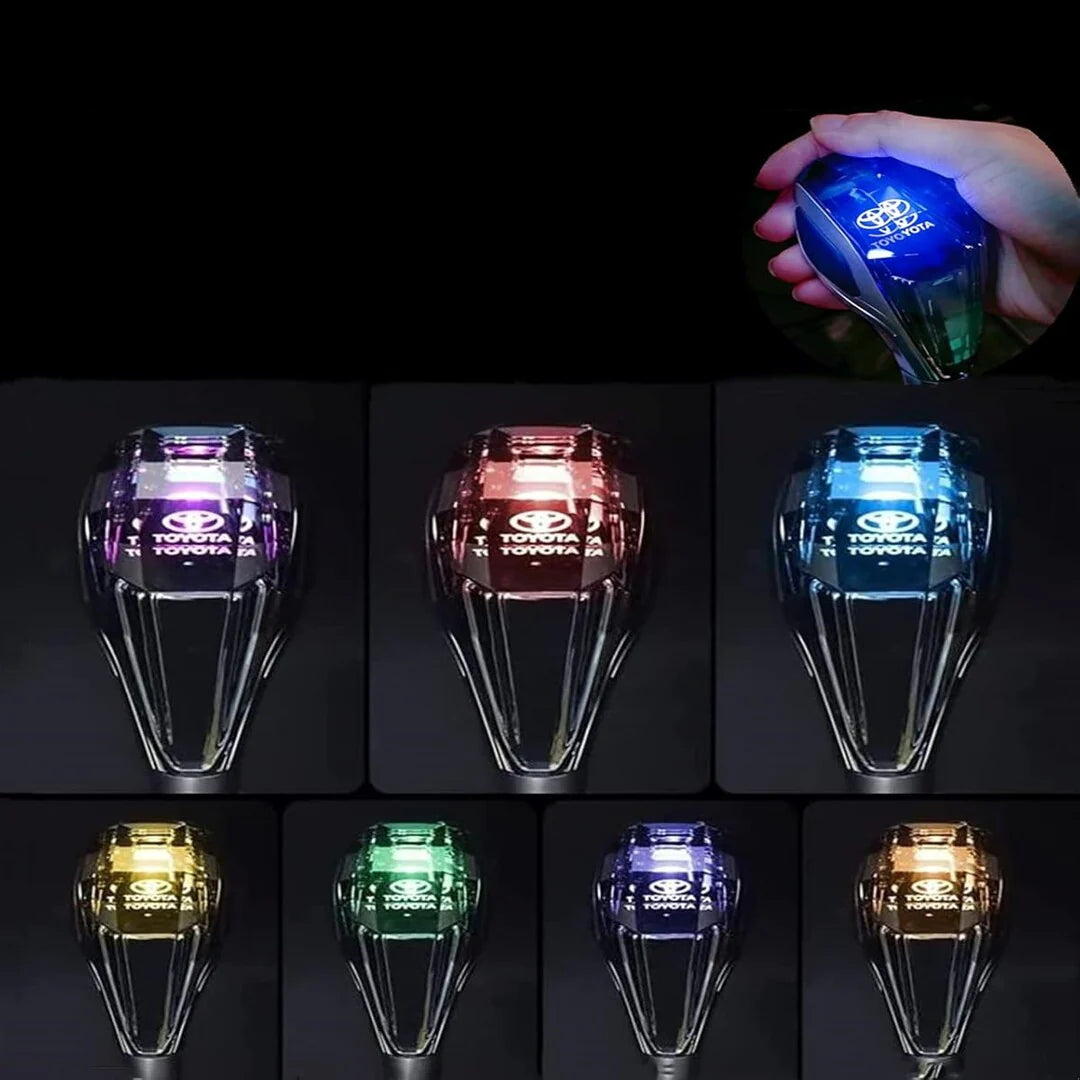 Universal Crystal LED Gear Knob – Touch Activated Premium Car Shifter 4