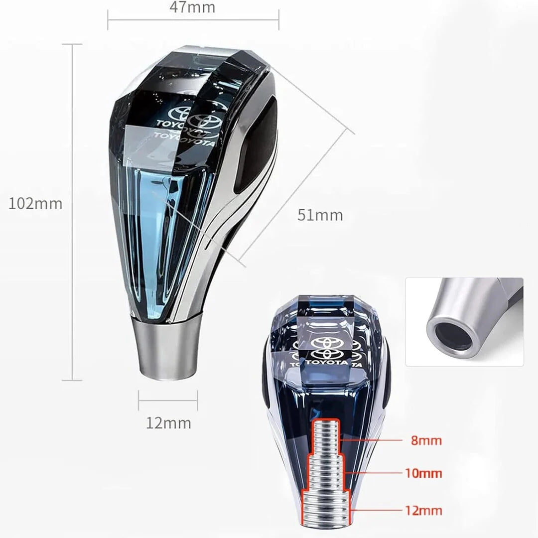 Universal Crystal LED Gear Knob – Touch Activated Premium Car Shifter 9