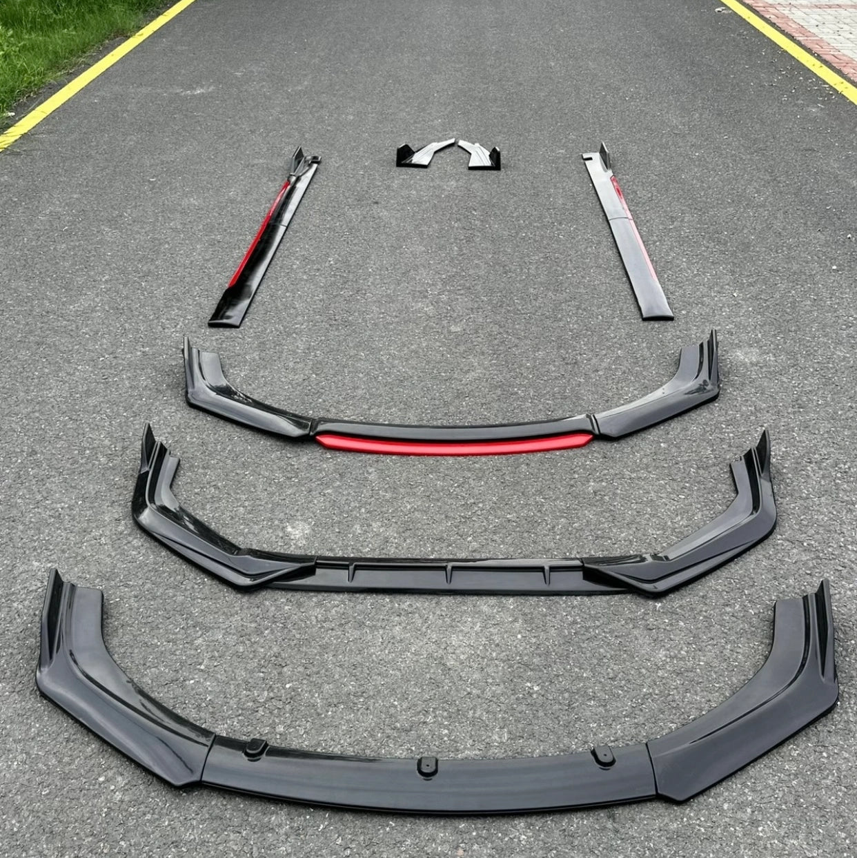 Complete Body Kit – Front Splitter Side Skirts Rear Lip 1