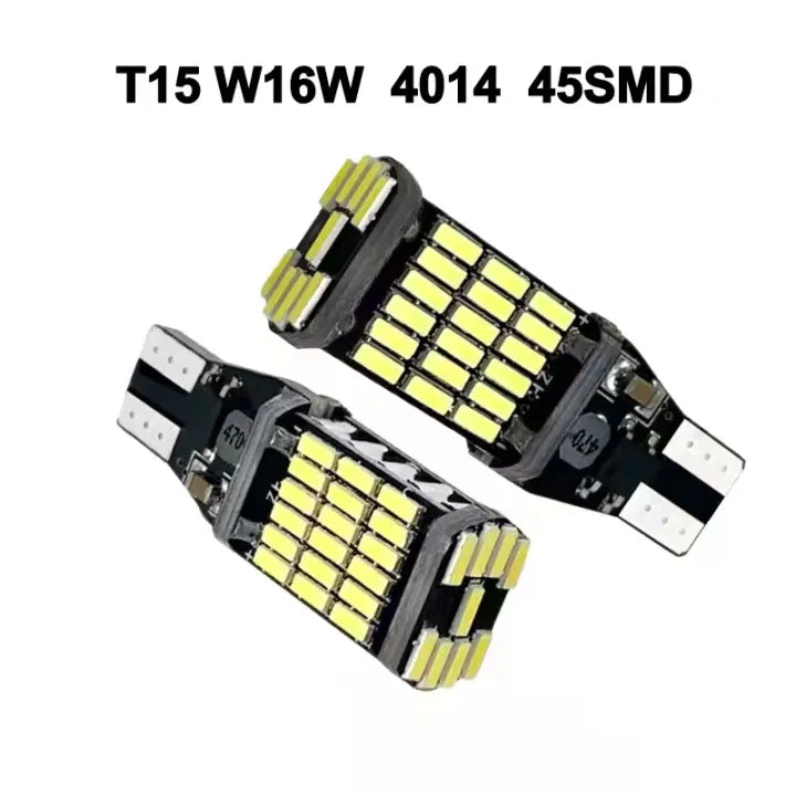 Reverse Bright Light Bulb 24 SMD LED W16W T15 4-Pack 4
