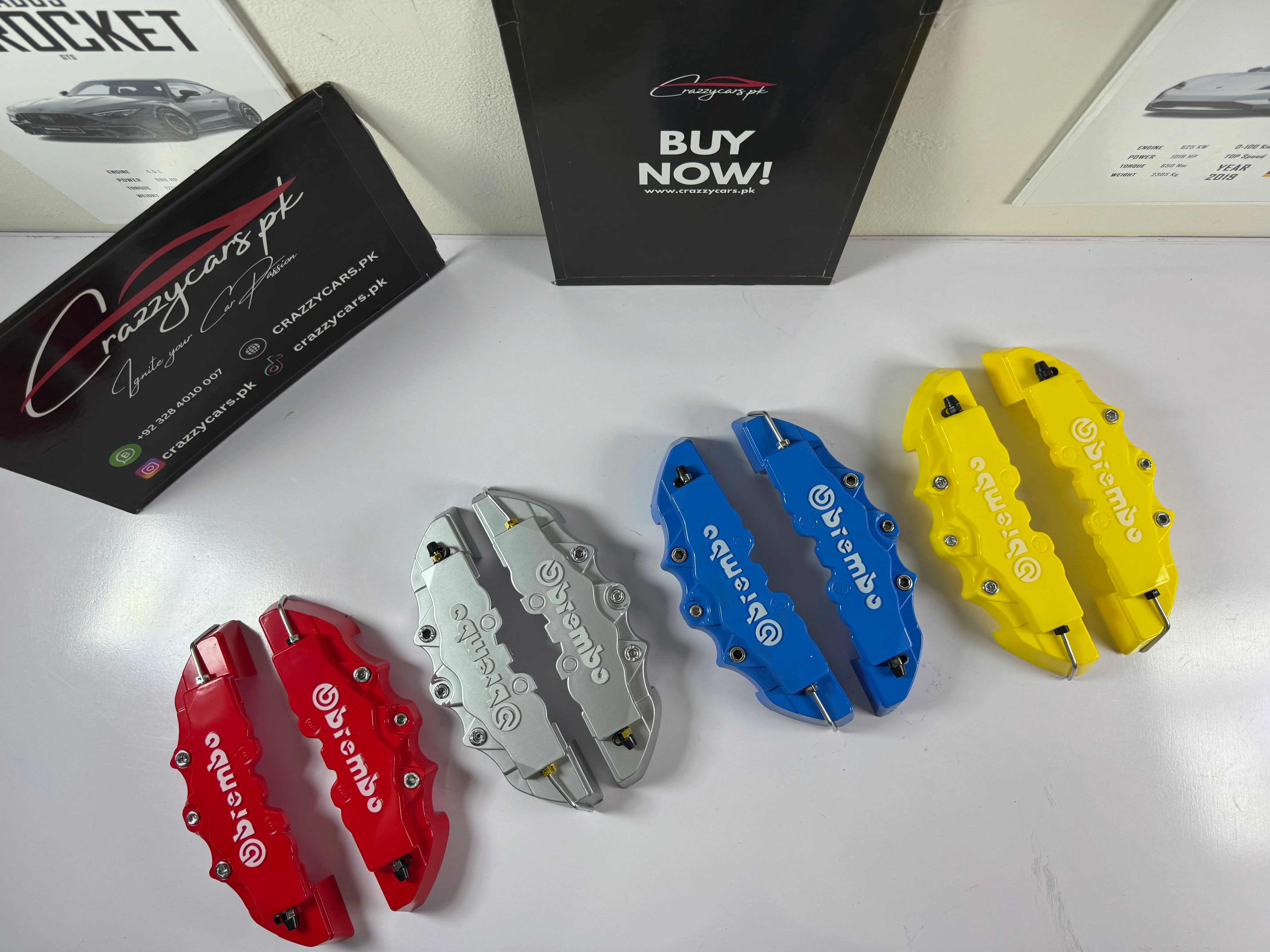 Brembo Style Brake Caliper Covers – Universal Fit 4