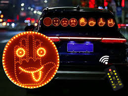 Funny Window Hand Gesture LED Light – Car Rear 3