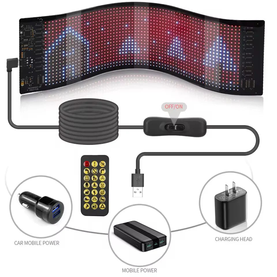 Universal LED Matrix Panel Programmable Display Light 2