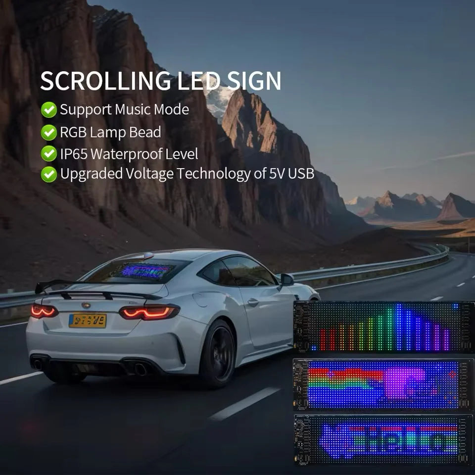 Universal LED Matrix Panel Programmable Display Light 7