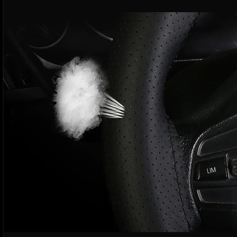 Carbon Fiber Hand Stitched Steering Wheel Cover – Universal Fit 4