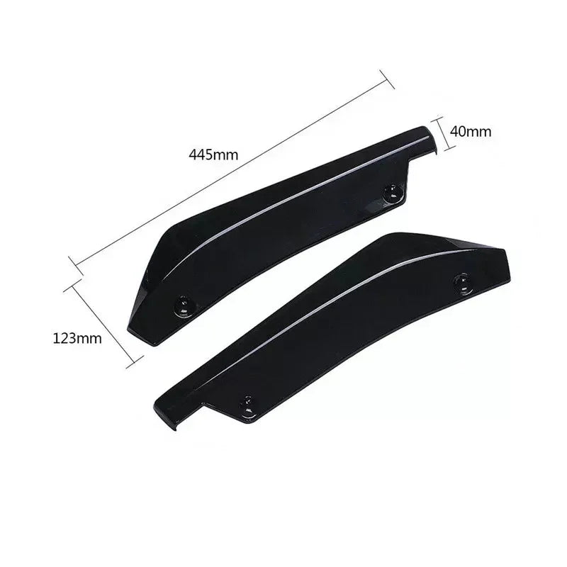 Car Rear Bumper Splitter Simple Universal Rear Lip 2