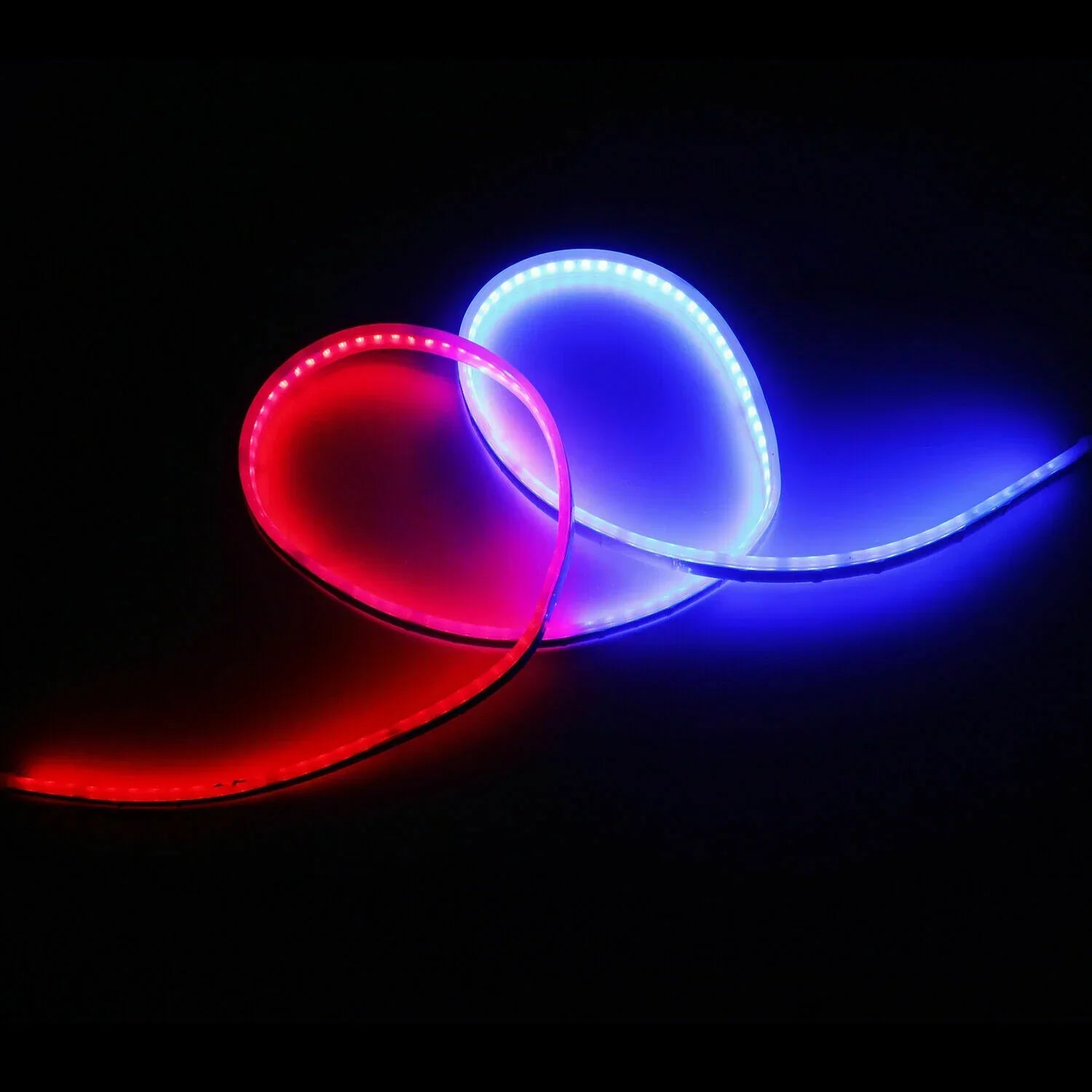 SOS Police Strip Light Red Blue LED Emergency Strobe 4